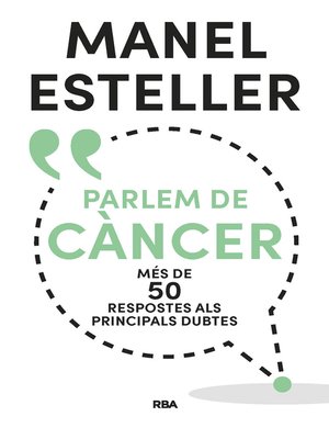 cover image of Parlem de càncer